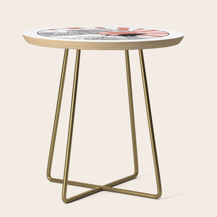 Godzilla Rising Sun The Great Wave  Side Table Gallery Image 1