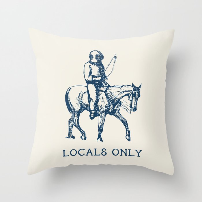 Locals Only Throw Pillow Gallery Image 6