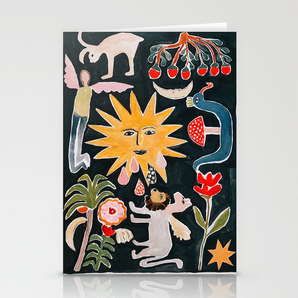 Crying Sun Stationery Card Gallery Image 1