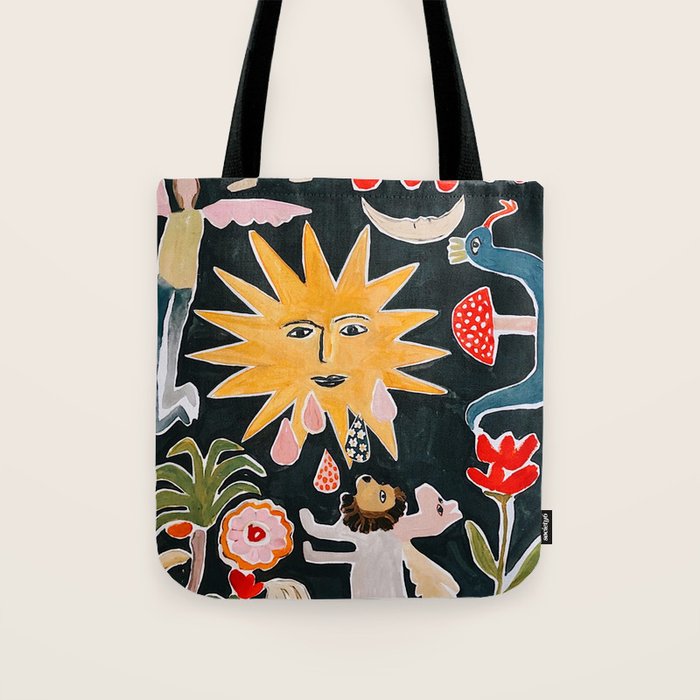 Crying Sun Tote Bag Gallery Image 1