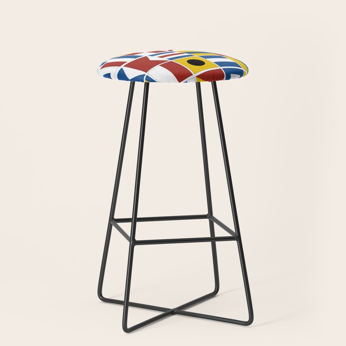 Nautical Flags Stool Gallery Image 1