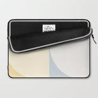Almond Abstract XV Laptop Sleeve Gallery Image 2
