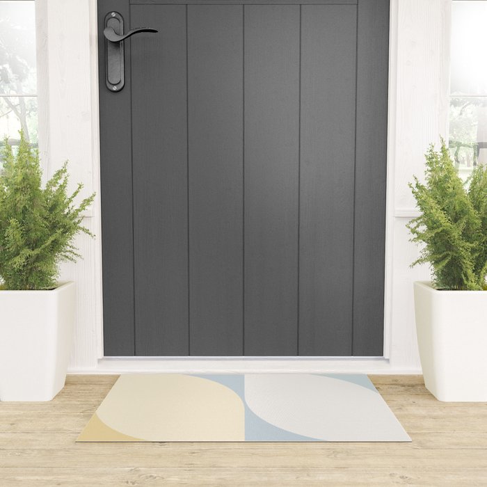 Almond Abstract XV Welcome Mat Gallery Image 3
