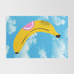 Banana Pop Art: Sky Edition Rug Gallery Image 2