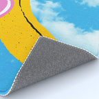 Banana Pop Art: Sky Edition Rug Gallery Image 4
