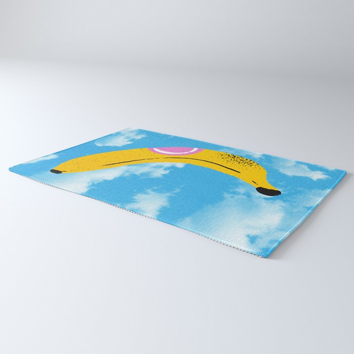 Banana Pop Art: Sky Edition Rug Gallery Image 3