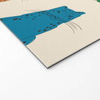 Snow Leopard in Color Welcome Mat Gallery Image 2