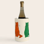 Snow Leopard in Color Wine Chiller Gallery Image 3