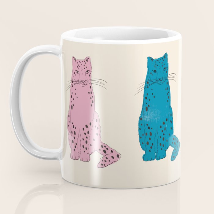 Snow Leopard in Color Coffee Mug Gallery Image 3