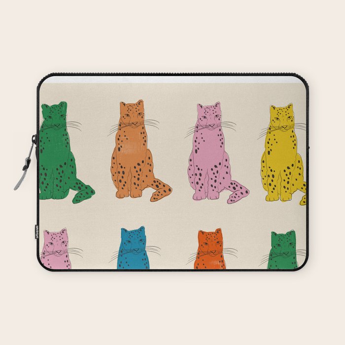 Snow Leopard in Color Laptop Sleeve Gallery Image 1