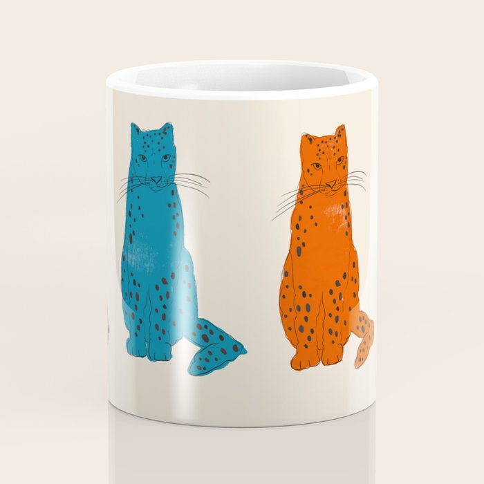 Snow Leopard in Color Coffee Mug Gallery Image 4