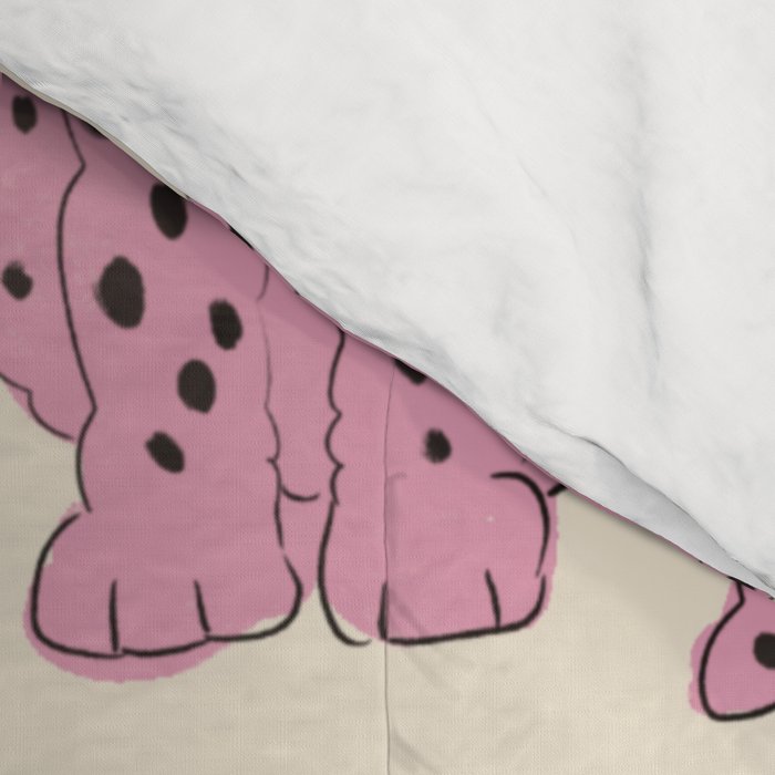 Snow Leopard in Color Comforter Gallery Image 4