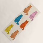 Snow Leopard in Color Yoga Mat Gallery Image 1