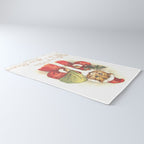 'Father Christmas Cat' by Louis Wain Rug Gallery Image 3