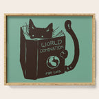 World Domination for Cats (Green) Serving Tray Gallery Image 1