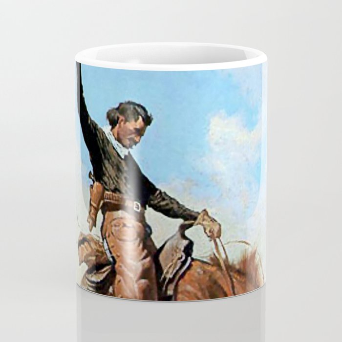 Frederic Remington Western Art âThe Buck Jumperâ Coffee Mug Gallery Image 4