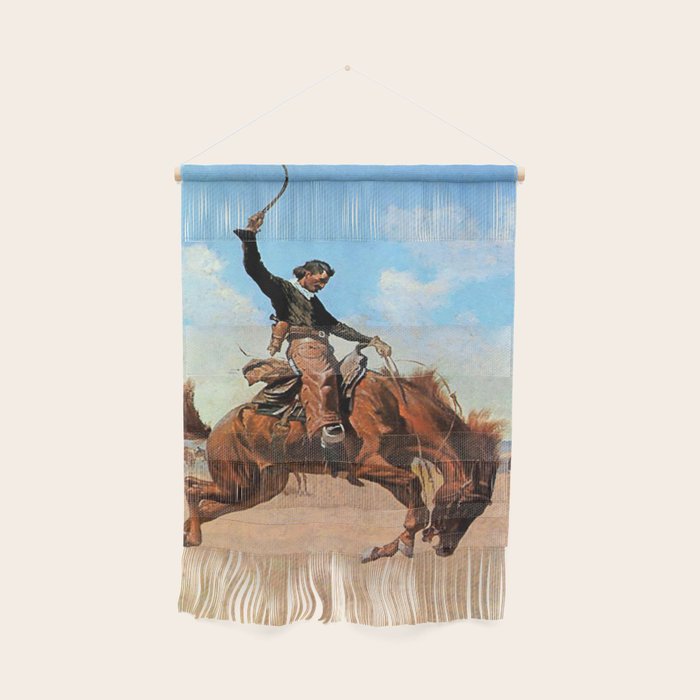 Frederic Remington Western Art âThe Buck Jumperâ Wall Hanging Gallery Image 1