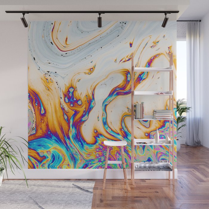 Marble & Fire Wall Mural Gallery Image 1