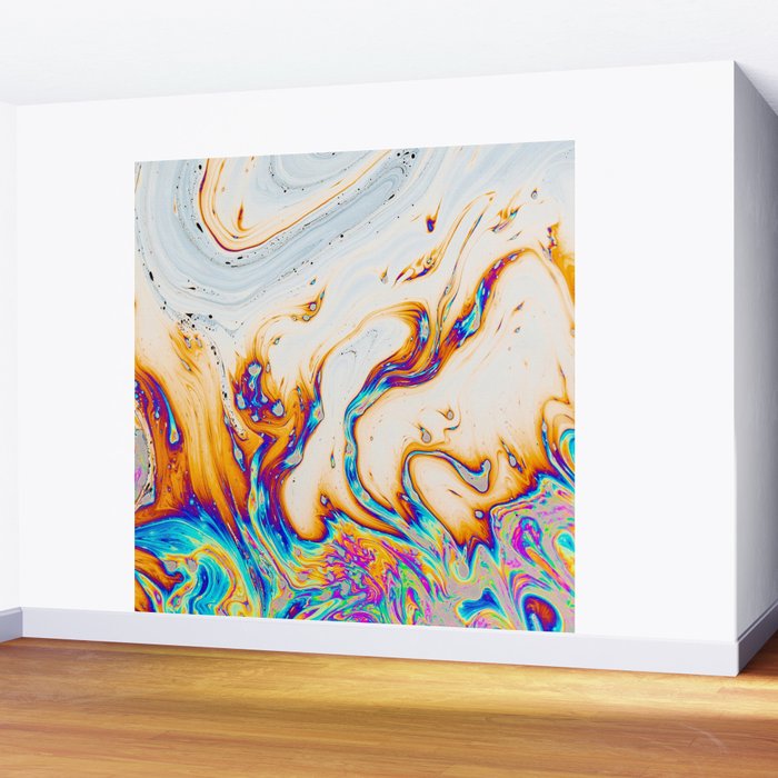 Marble & Fire Wall Mural Gallery Image 2