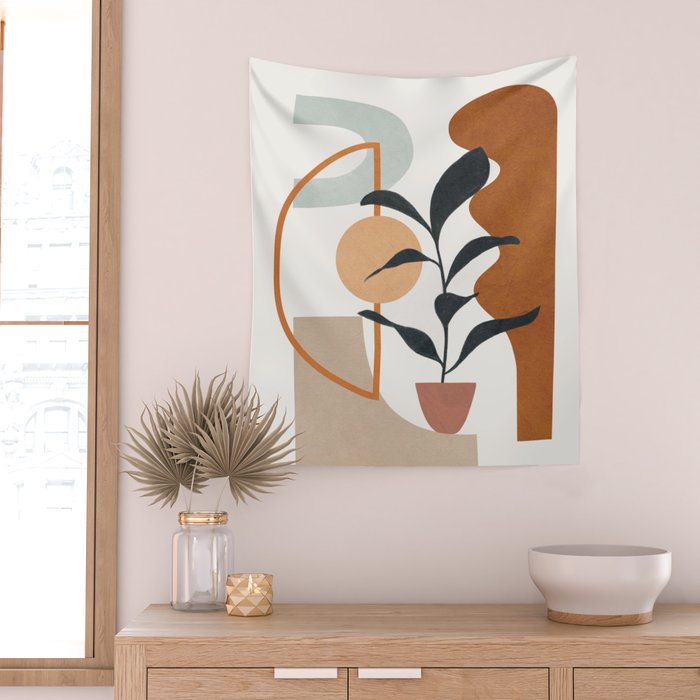 Soft Shapes VI Wall Tapestry Gallery Image 2