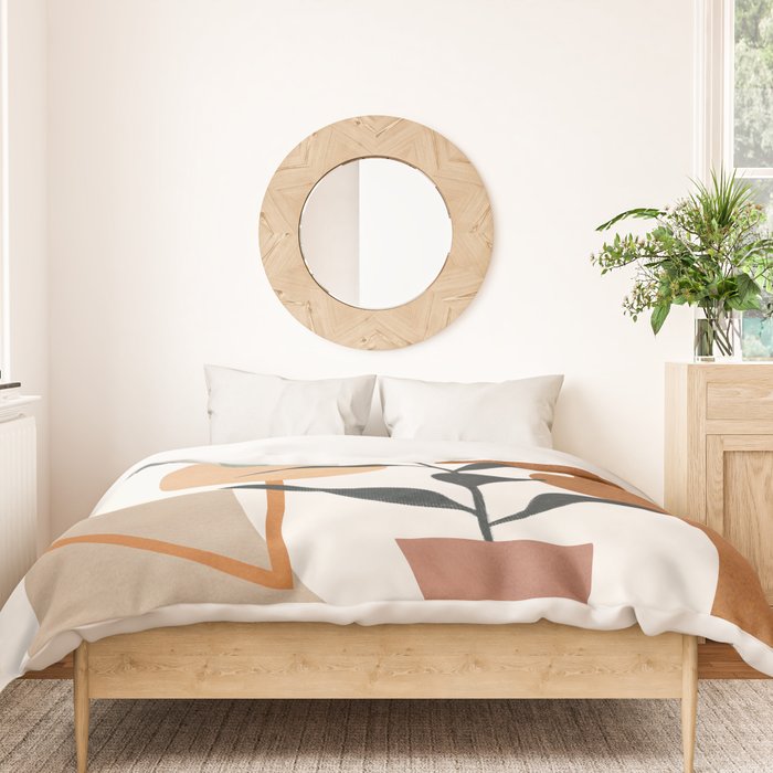 Soft Shapes VI Duvet Cover Gallery Image 3
