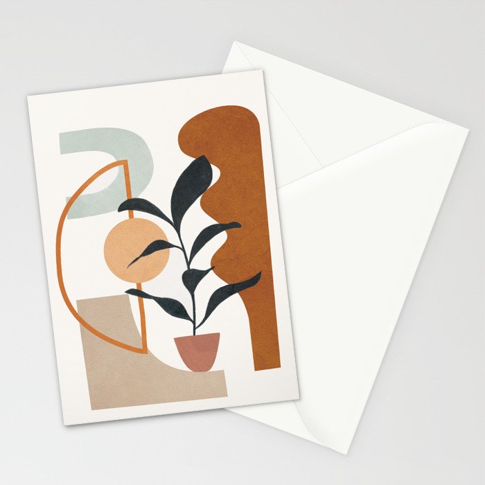 Soft Shapes VI Stationery Card Gallery Image 2