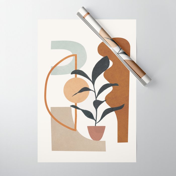 Soft Shapes VI Wrapping Paper Gallery Image 1