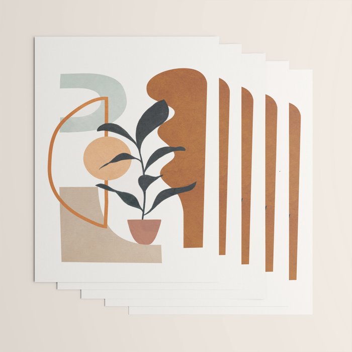 Soft Shapes VI Wrapping Paper Gallery Image 3