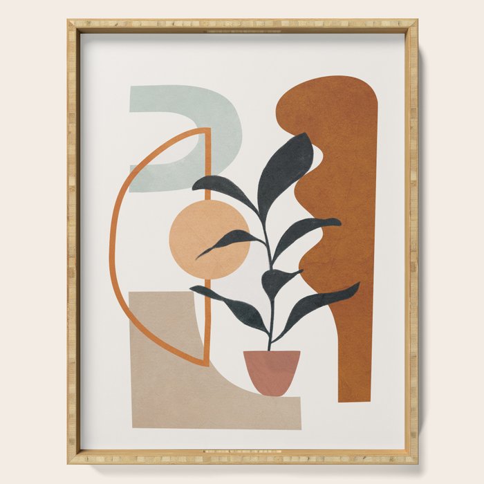 Soft Shapes VI Serving Tray Gallery Image 1
