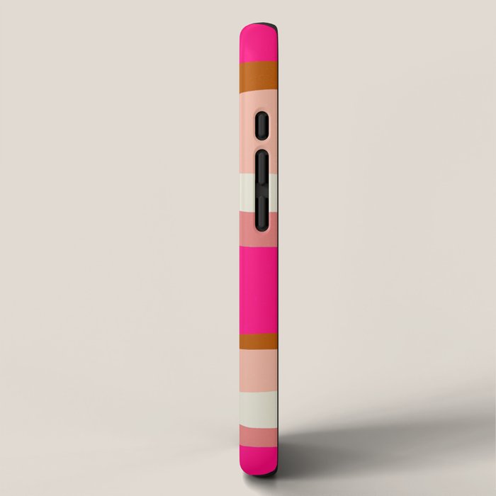 Flamingo Stripes iPhone Case Gallery Image 2
