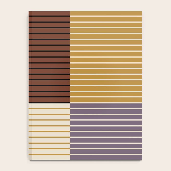 Color Block Line Abstract XVIII Notebook Gallery Image 4