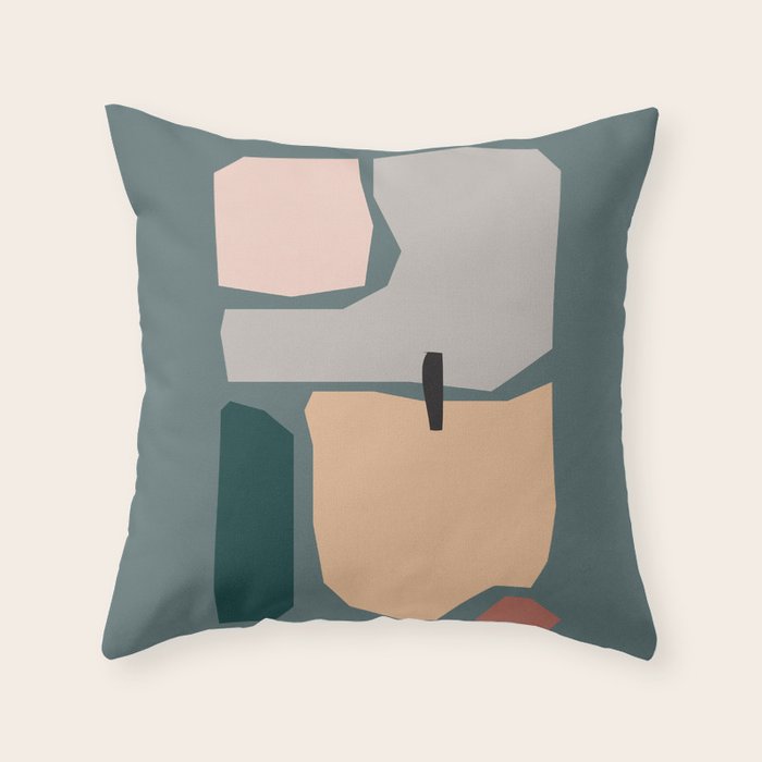 // Shape study #20 Throw Pillow Gallery Image 1
