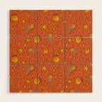 Taurus Mango Print Wood Wall Art Gallery Image 1