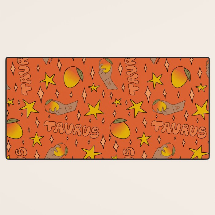 Taurus Mango Print Desk Mat Gallery Image 3