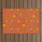 Taurus Mango Print Outdoor Rug Gallery Image 1