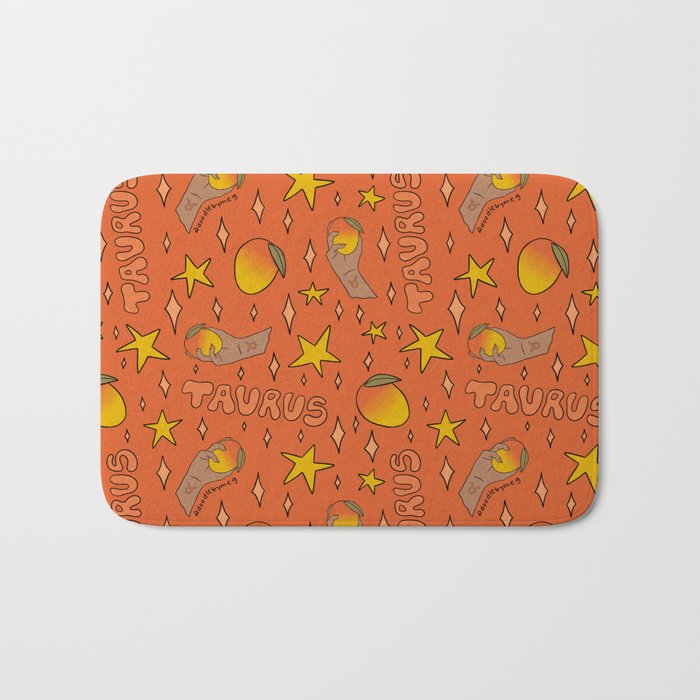 Taurus Mango Print Bath Mat Gallery Image 1
