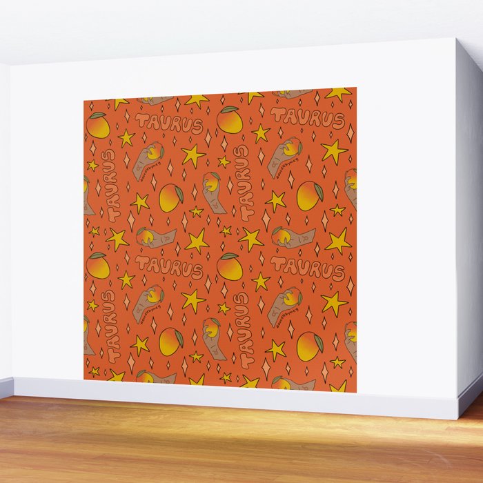 Taurus Mango Print Wall Mural Gallery Image 2