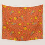 Taurus Mango Print Wall Tapestry Gallery Image 4