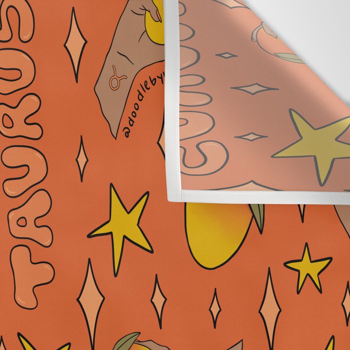 Taurus Mango Print Wall Tapestry Gallery Image 3