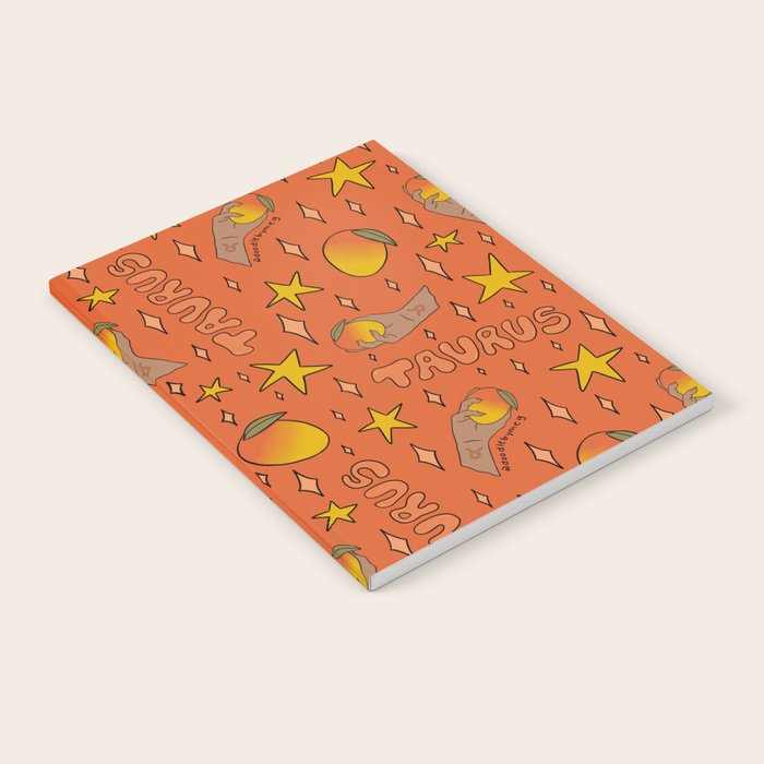 Taurus Mango Print Notebook Gallery Image 2
