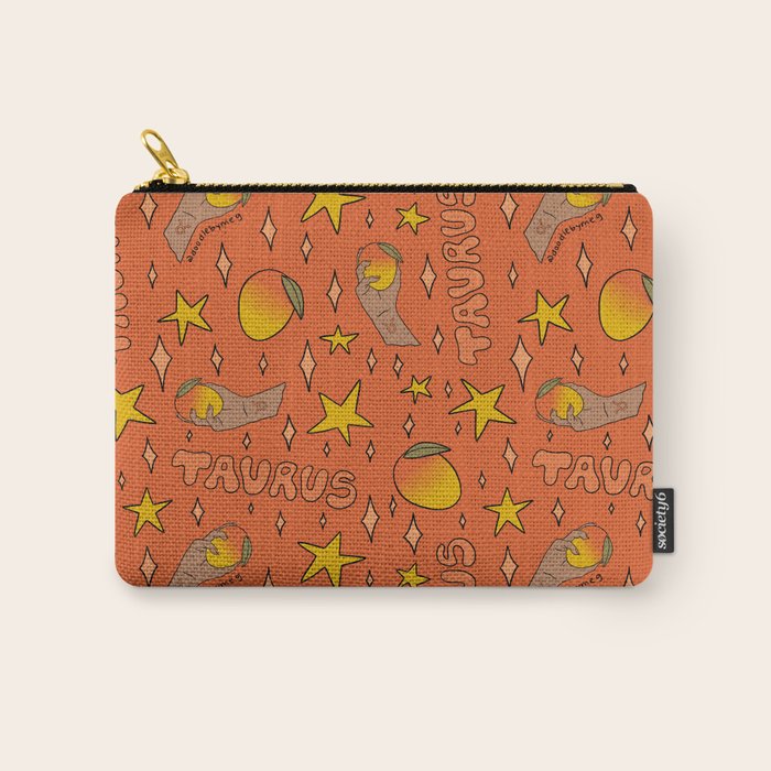 Taurus Mango Print Carry All Pouch Gallery Image 1