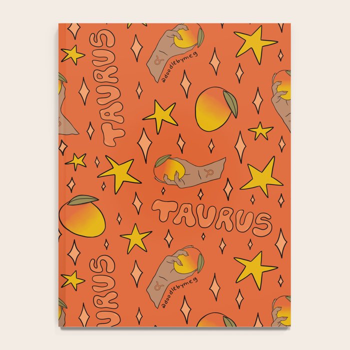 Taurus Mango Print Notebook Gallery Image 4