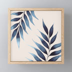 Blue Botanicals No. 6 Mini Art Print Gallery Image 1
