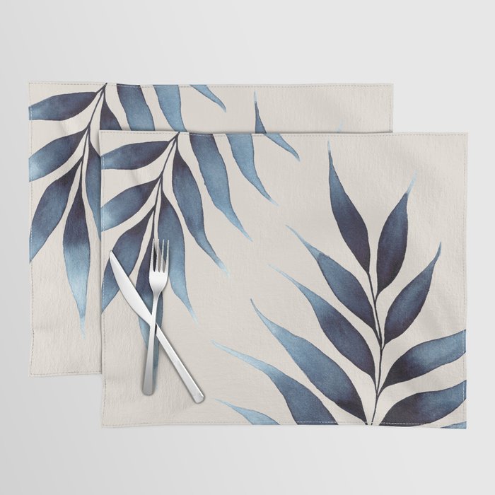 Blue Botanicals No. 6 Placemat Gallery Image 1