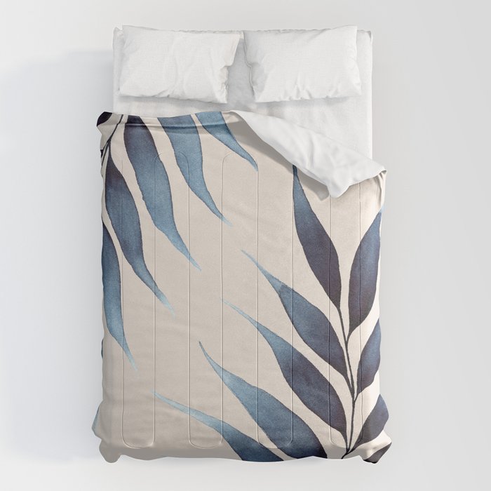 Blue Botanicals No. 6 Comforter Gallery Image 1
