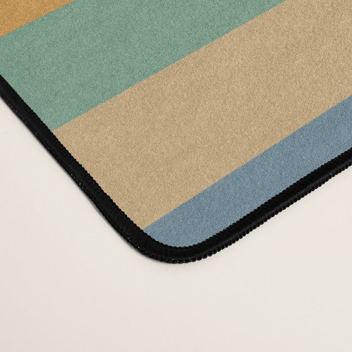 Mixed Stripes Pattern XV Vintage Summer Desk Mat Gallery Image 4