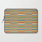 Mixed Stripes Pattern XV Vintage Summer Laptop Sleeve Gallery Image 1