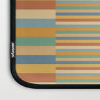 Mixed Stripes Pattern XV Vintage Summer Laptop Sleeve Gallery Image 3
