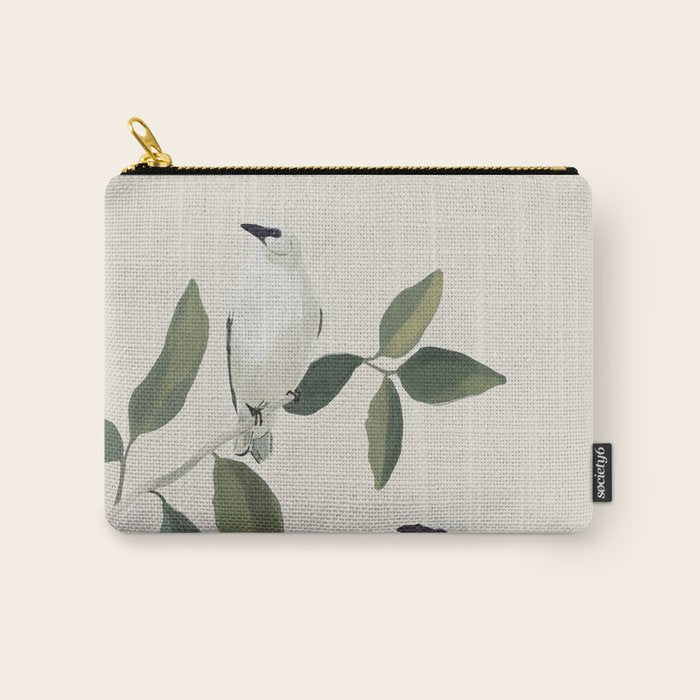 Minimalist Birds On Branch 3 Carry All Pouch Gallery Image 1