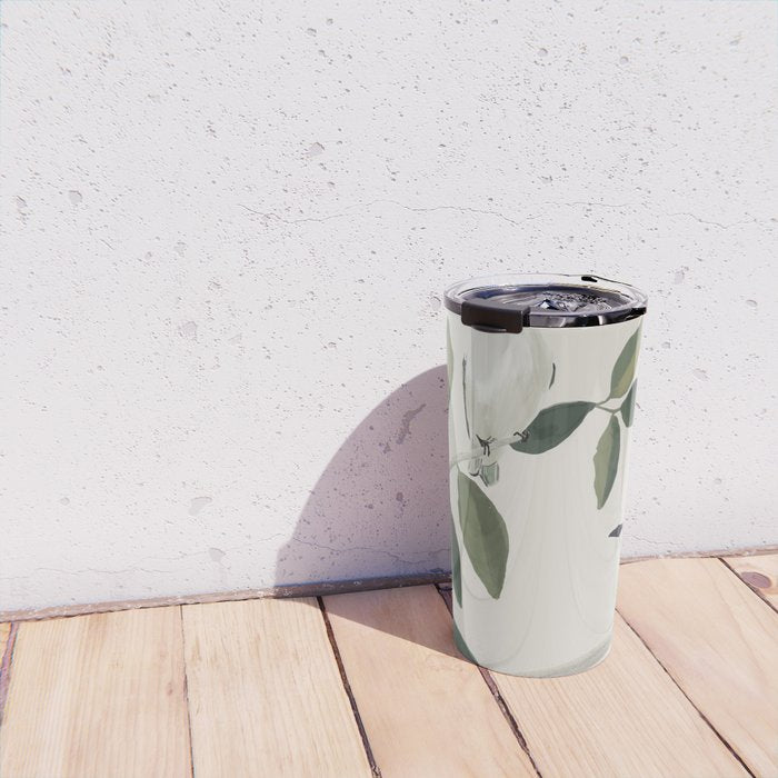 Minimalist Birds On Branch 3 Travel Mug Gallery Image 4